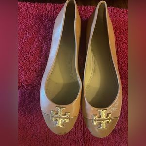 Tory Burch Everly Ballet Nappa Leather Flat